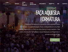 Tablet Screenshot of americanahall.com.br